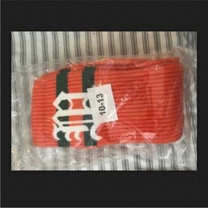 Miami Hurricane socks